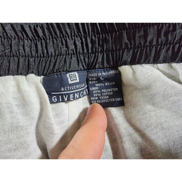 Givenchy Activewear Black Windbreaker Pants - Large - Picture 6 of 9